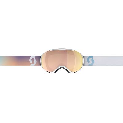 Превью Горнолыжная маска Маска горнолыжная SCOTT Faze II White/Soft Pink/Enhancer Rose Chrome (271816-7887348)